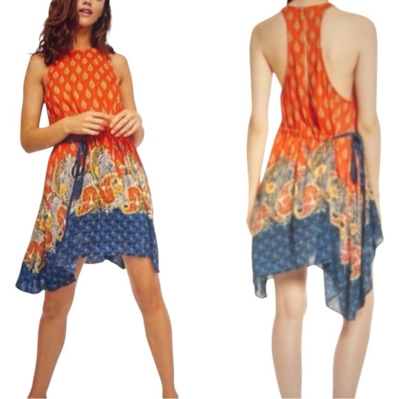 Free People Intimately Rendezvous Paisley Slip Dress EUC - Picture 1 of 11